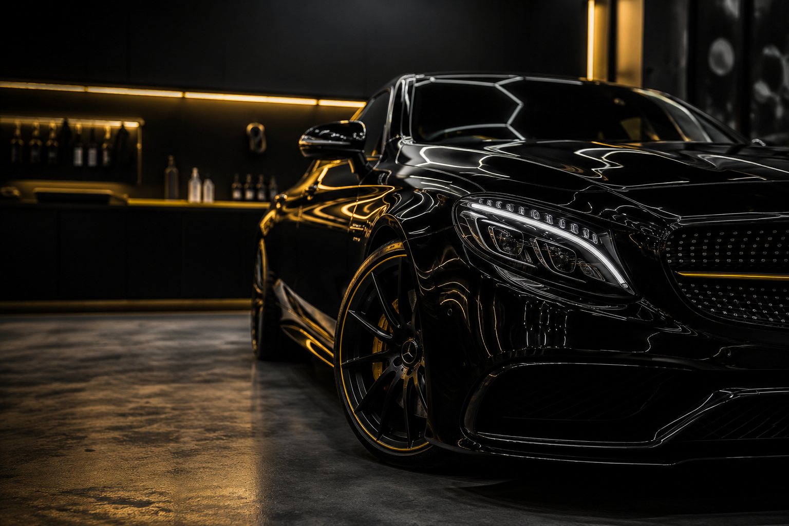 Luxury car detail