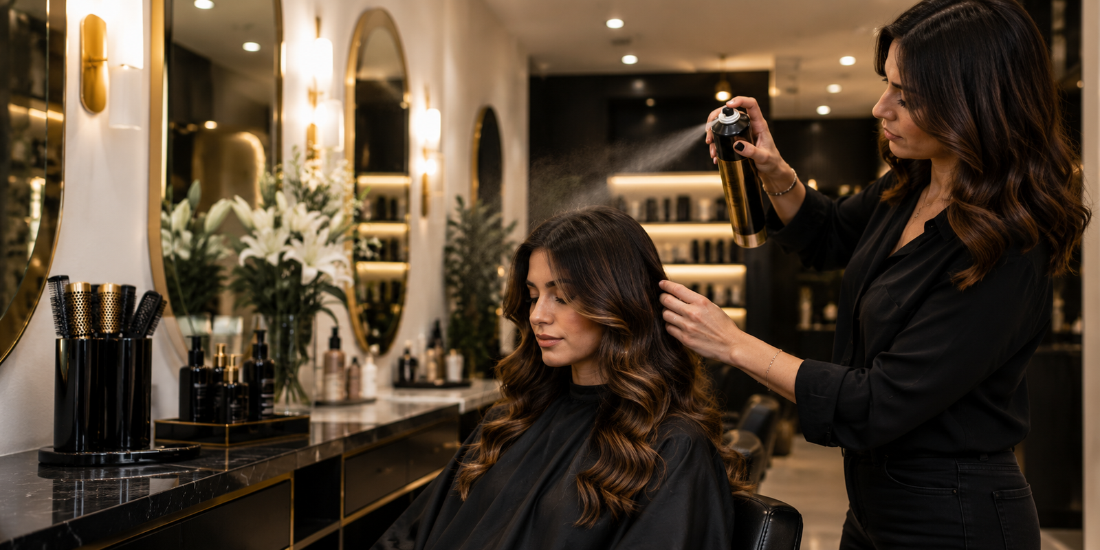 Woman with rich toned hair colour