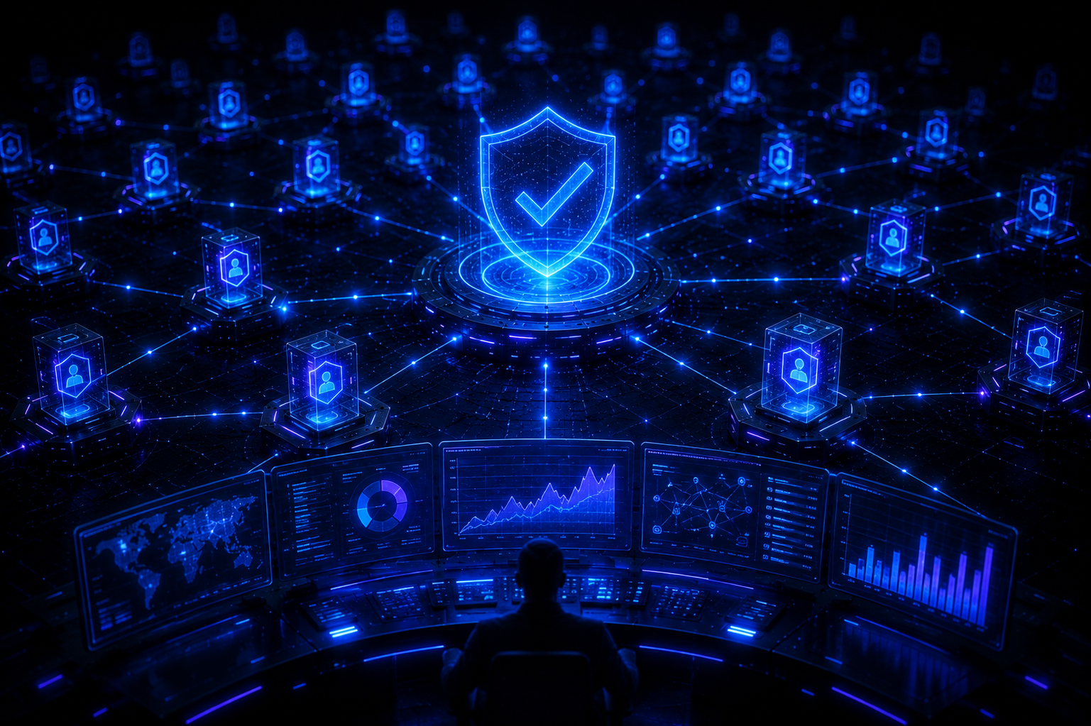 Server infrastructure representing validator nodes
