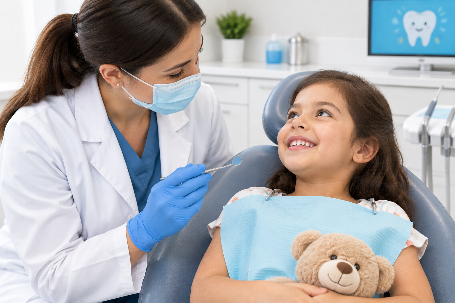 Smiling young boy, representing gentle pediatric dental care